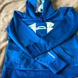 Under armour blue hoodie
